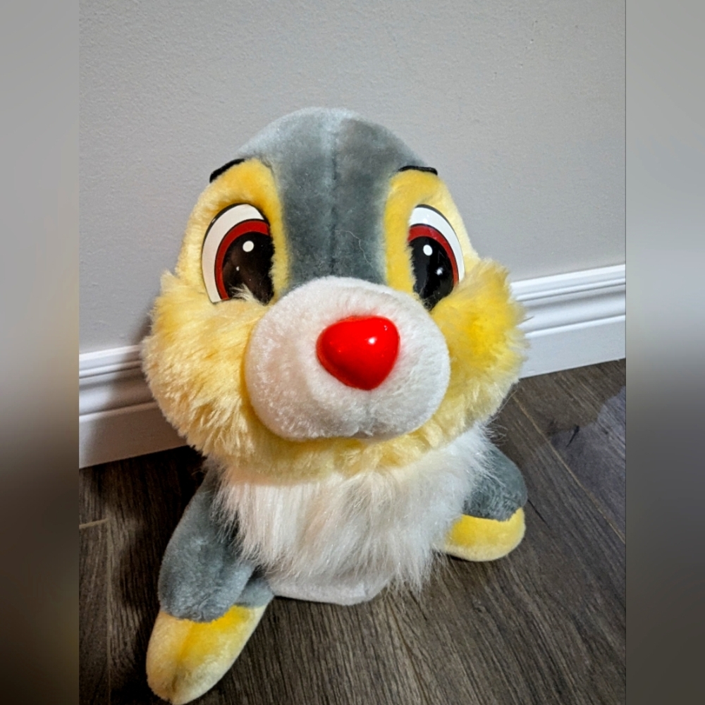 - VINTAGE Walt DISNEY World. THUMPER  Rabbit, BAMBI Plush Toy Disneyland. …